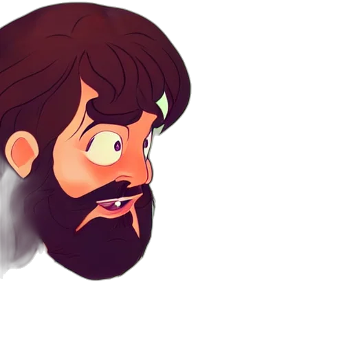 face, creature, hair, cartoon transparent PNG cut-out