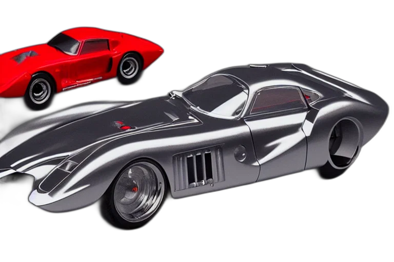 3d render, concept art, photorealistic, blade, runner, ferrari, concept, designed transparent PNG cut-out