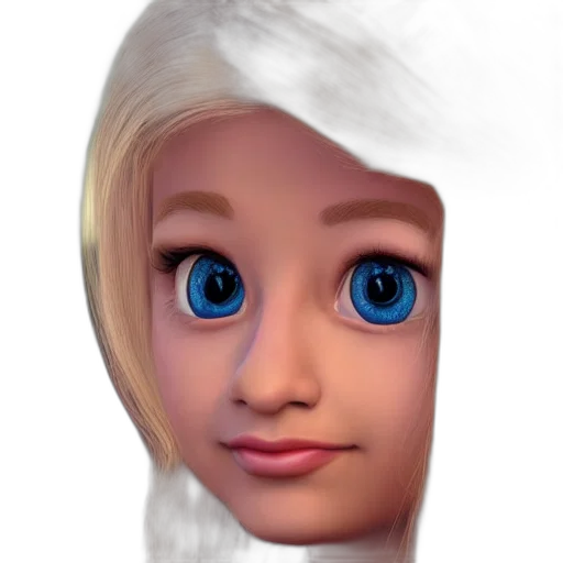 face, robot, mask, hair transparent PNG cut-out