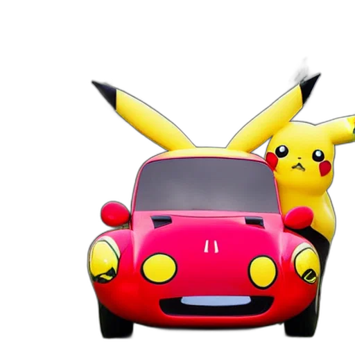 car, animal, 3d render, concept art transparent PNG cut-out