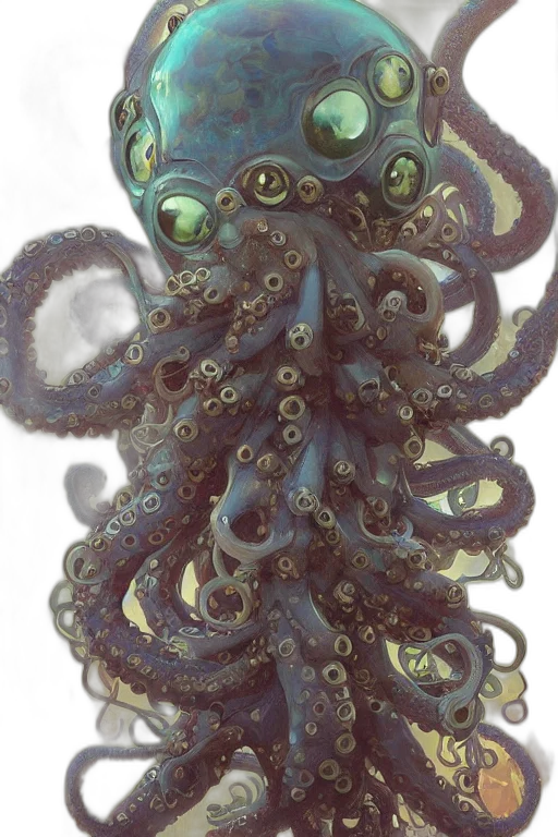 creature, crown, staff, animal transparent PNG cut-out