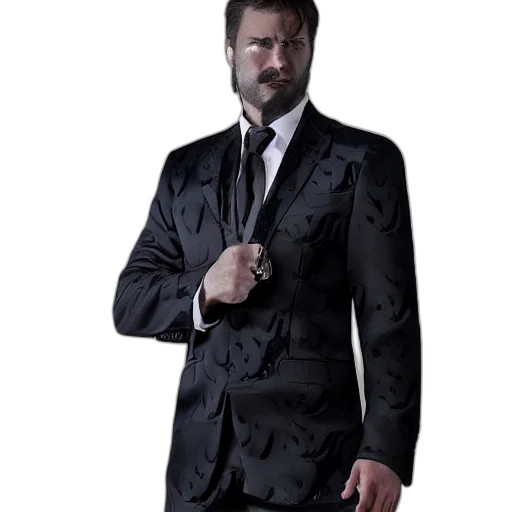 jacket, staff, concept art, photorealistic transparent PNG cut-out
