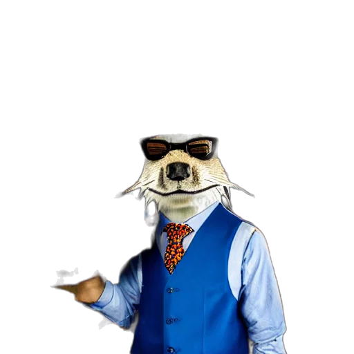 staff, animal, jacket, mask transparent PNG cut-out
