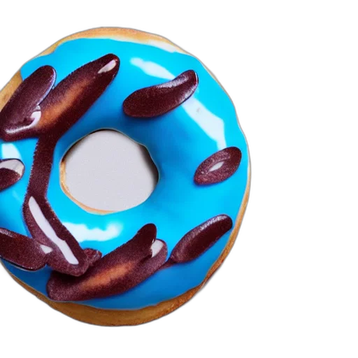 food, 3d render, donut, wings transparent PNG cut-out