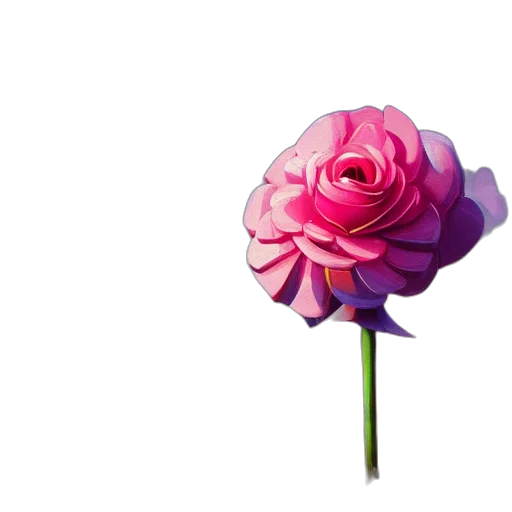 flower, crown, jewelry, umbrella, 3d render, photorealistic, pixel art, vaporwave transparent PNG cut-out