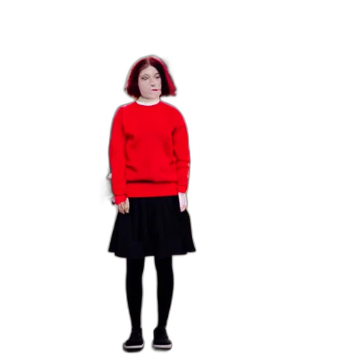 dress, jacket, creature, hair transparent PNG cut-out