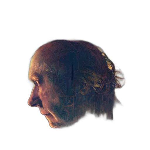 face, mask, hair, crown transparent PNG cut-out