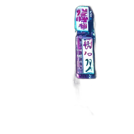 staff, jewelry, weapon, sword, vaporwave, 3d render, photorealistic, pixel art transparent PNG cut-out