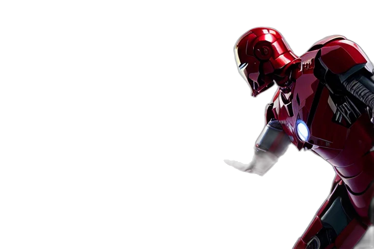 robot, weapon, 3d render, concept art transparent PNG cut-out