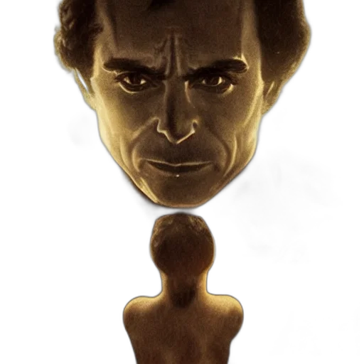 face, mask, staff, creature transparent PNG cut-out