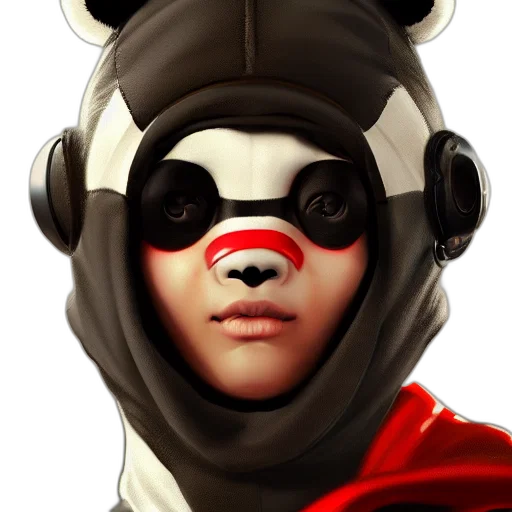 mask, face, animal, concept art transparent PNG cut-out