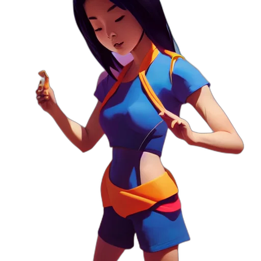 dress, staff, concept art, fantasy art transparent PNG cut-out