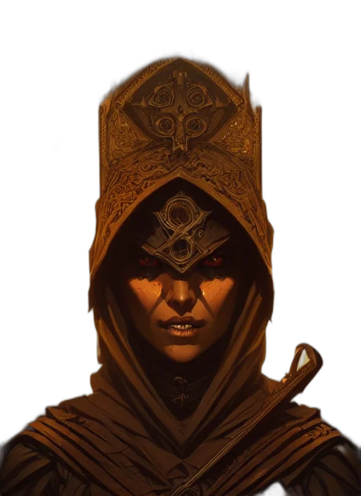 mask, face, staff, crown transparent PNG cut-out