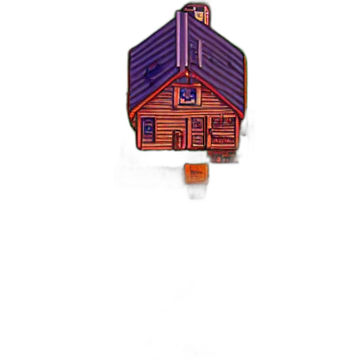 building, furniture, jewelry, pixel art transparent PNG cut-out
