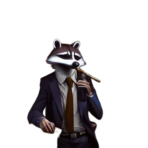 staff, animal, jacket, mask transparent PNG cut-out