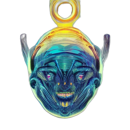 mask, jewelry, face, creature transparent PNG cut-out