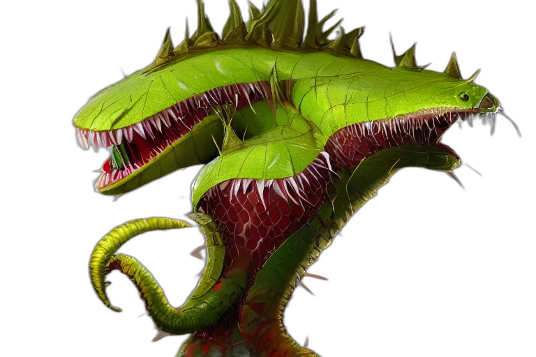 dragon, creature, animal, staff transparent PNG cut-out