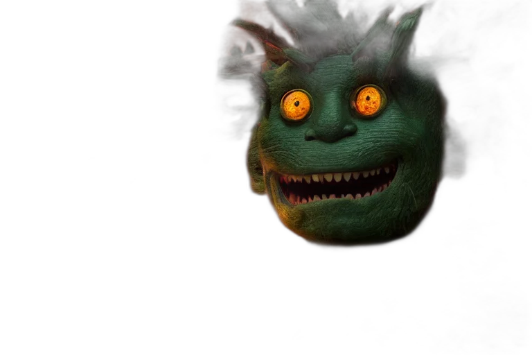 dragon, creature, mask, face transparent PNG cut-out