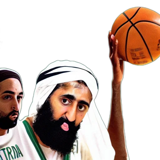 cartoon, facial, portrait, osama transparent PNG cut-out