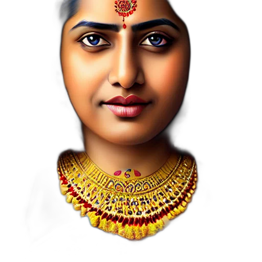 jewelry, face, crown, staff, photorealistic, oil painting, concept art, fantasy art transparent PNG cut-out