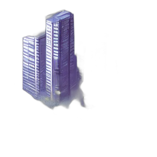 building, furniture, weapon, robot, 3d render, vaporwave, concept art, photorealistic transparent PNG cut-out