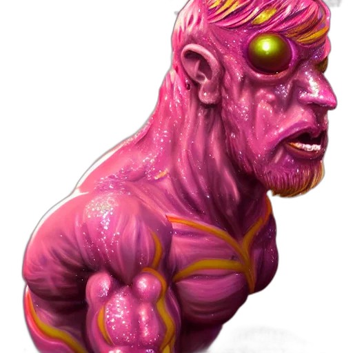 creature, face, concept art, comic book art transparent PNG cut-out