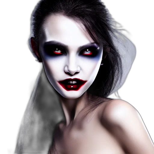 mask, face, creature, photorealistic transparent PNG cut-out