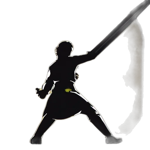 sword, staff, weapon, dragon, concept art, fantasy art, anime, photorealistic transparent PNG cut-out