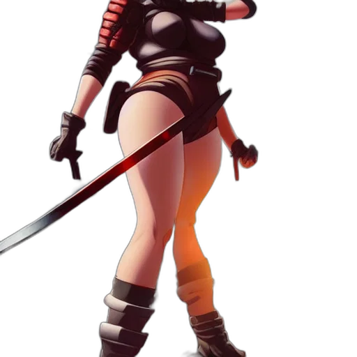 sword, staff, weapon, concept art, pixel art, 3d render, fantasy art, red transparent PNG cut-out