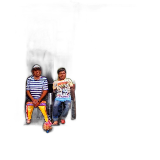 3d render, pixel art, concept art, photorealistic, outer space, guatemalan, urban, hotdogs transparent PNG cut-out