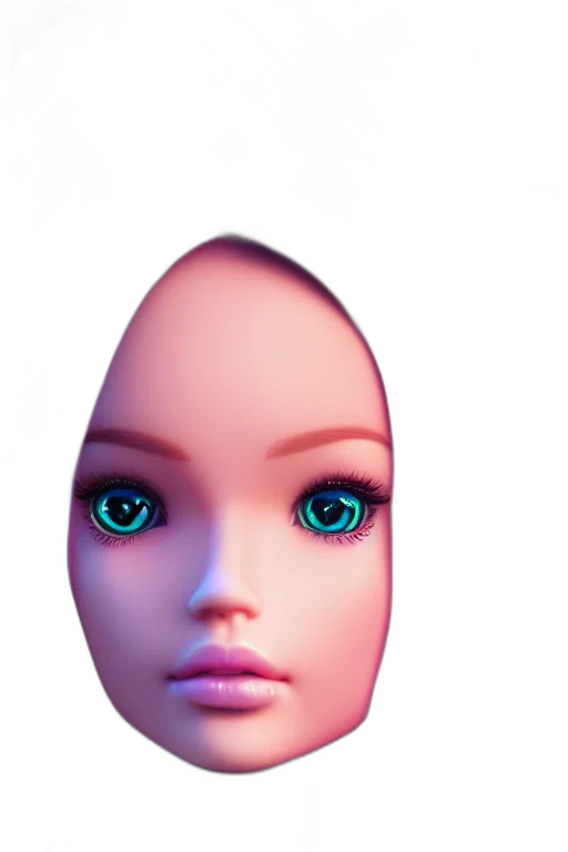 face, robot, mask, creature transparent PNG cut-out