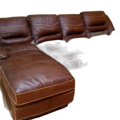 furniture, jacket, shoes, 3d render, photorealistic, concept art, earth tones, leather transparent PNG cut-out