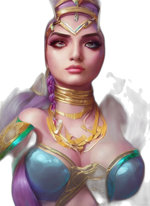 jewelry, crown, face, fantasy art transparent PNG cut-out