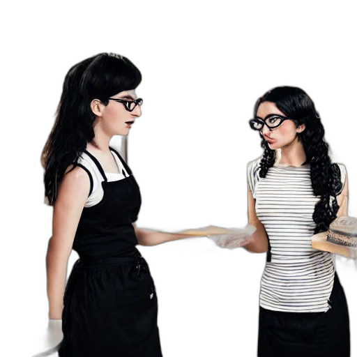 staff, dress, concept art, 3d render transparent PNG cut-out