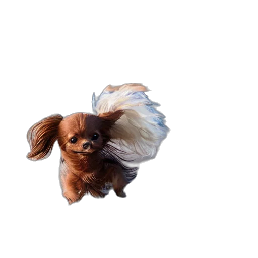 hair, animal, creature, dragon, concept art, 3d render, photorealistic, pixel art transparent PNG cut-out