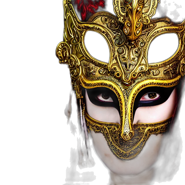 mask, crown, face, jewelry, 3d render, fantasy art, photorealistic, concept art transparent PNG cut-out