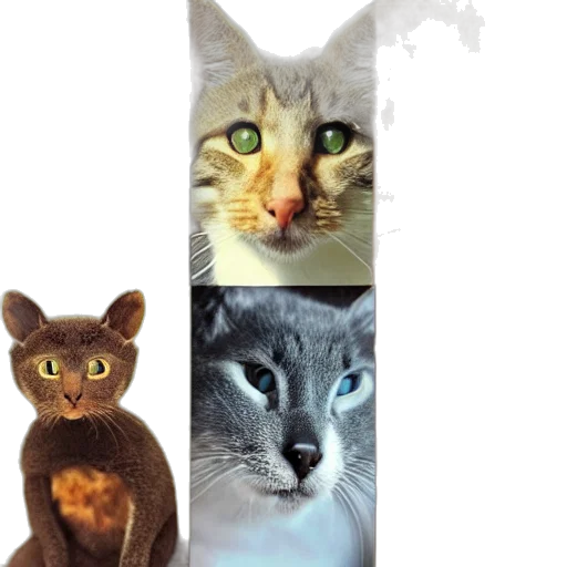 staff, animal, photorealistic, 3d render transparent PNG cut-out
