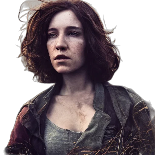 face, jacket, hair, creature transparent PNG cut-out