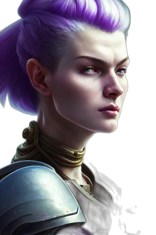 face, fantasy art, photorealistic, concept art transparent PNG cut-out