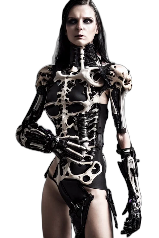 robot, dress, weapon, jewelry, cyberpunk, concept art, 3d render, comic book art transparent PNG cut-out
