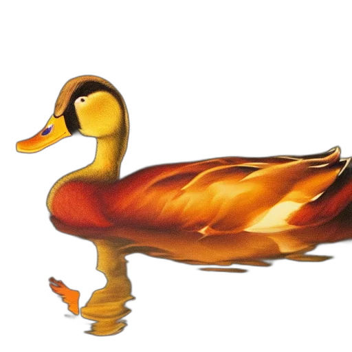 animal, crown, 3d render, concept art transparent PNG cut-out