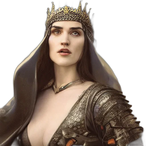 crown, dress, face, jewelry transparent PNG cut-out