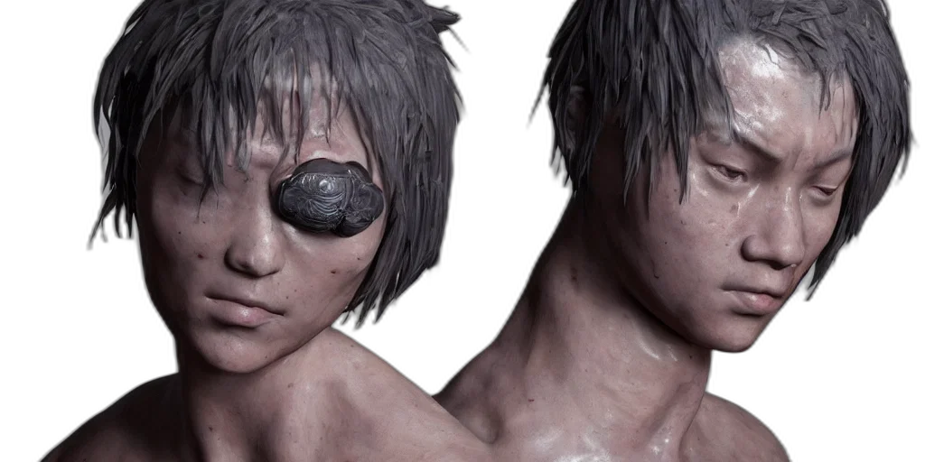 cyberpunk, 3d render, concept art, photorealistic, huяк, pac, masterpiece, rendered transparent PNG cut-out
