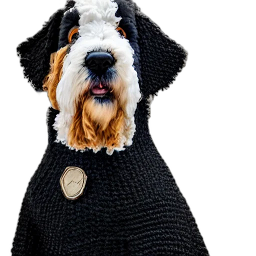 jacket, animal, hat, closeup transparent PNG cut-out