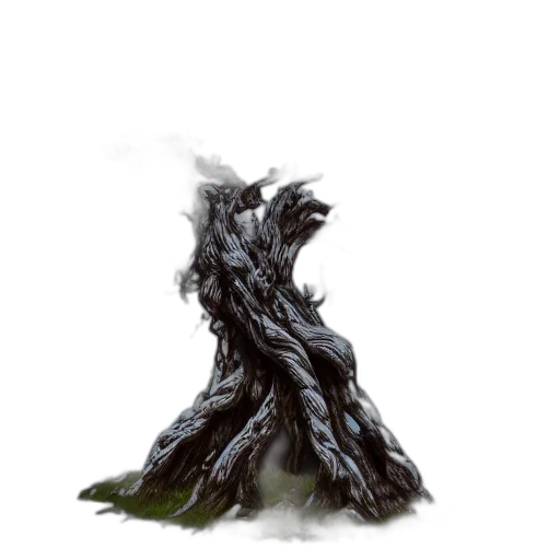 creature, hair, tree, dragon transparent PNG cut-out
