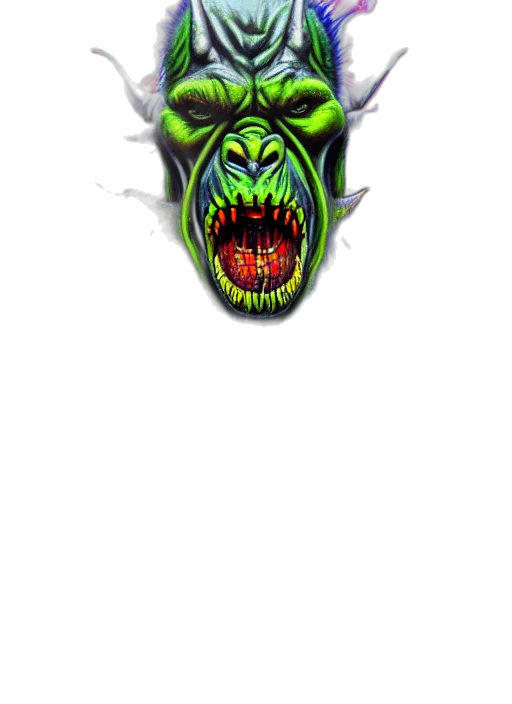 mask, face, creature, staff, concept art, 3d render, pixel art, comic book art transparent PNG cut-out