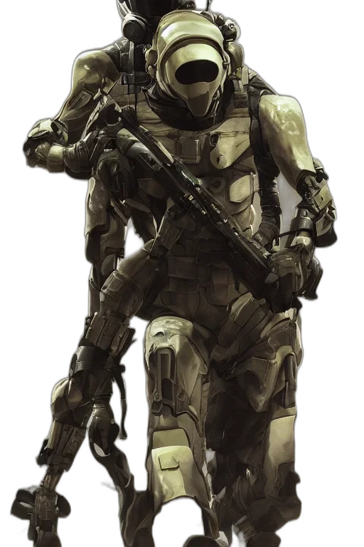 robot, weapon, concept art, comic book art transparent PNG cut-out