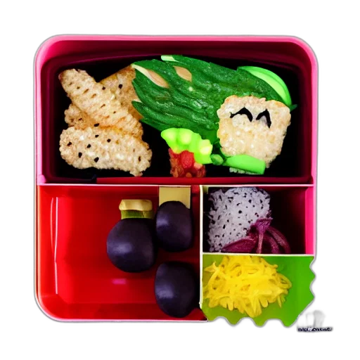food, samurair, bento, box transparent PNG cut-out
