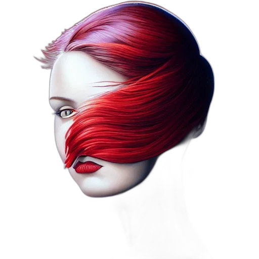 mask, hair, face, crown transparent PNG cut-out