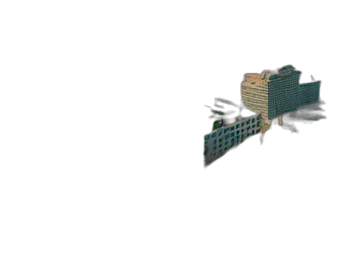 building, weapon, furniture, robot, 3d render, pixel art, concept art, vaporwave transparent PNG cut-out